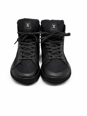 Flux High Top Black Athletic Sneakers Lace Up Solid Men US 12